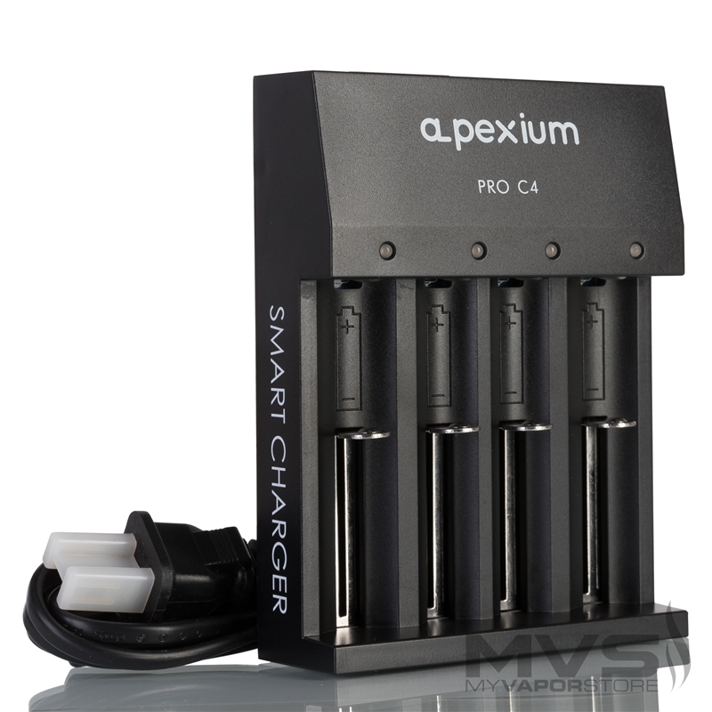 Apexium PRO C4 18650 Charger