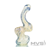 Bent Neck Pipe Glass Bubbler - 6.5 inch